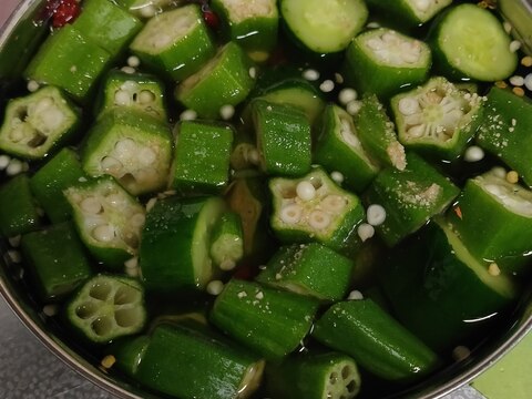 オクラ水ピクルス 健康 液再利用で節約 レシピ 作り方 By とーーもーー 楽天レシピ オクラ水ピクルス 健康 液再利用で節約 レシピ 作り方 By とーーもーー 楽天レシピ